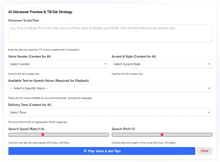 TikTok AI Voice Generator