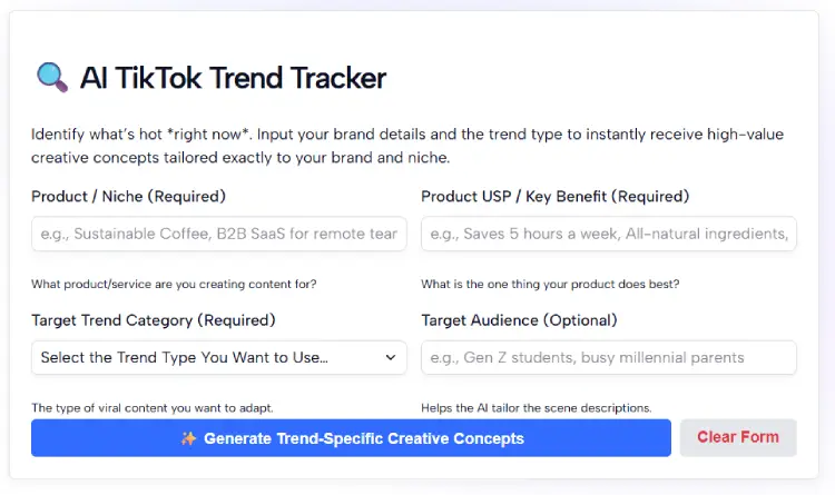 TikTok Trend Tracker