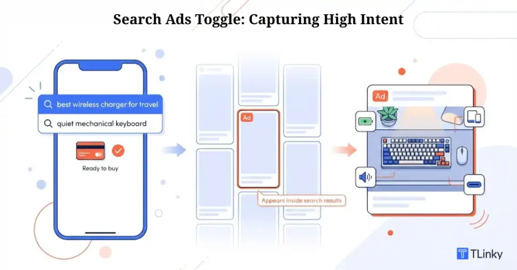 Search Ads Toggle: Capturing High Intent
