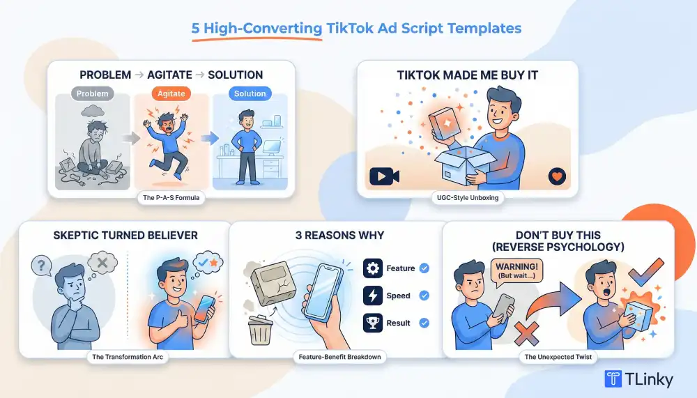 High-Converting TikTok Ad Script Templates