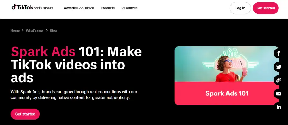 TikTok Spark Ads