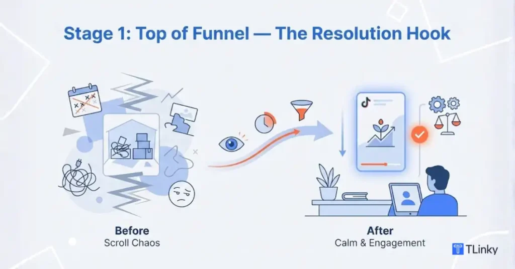 Top of Funnel (TOF) - The Resolution Hook