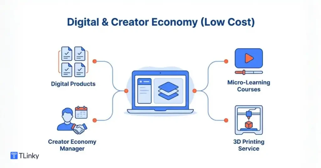 Digital & Creator Economy (Low Cost)