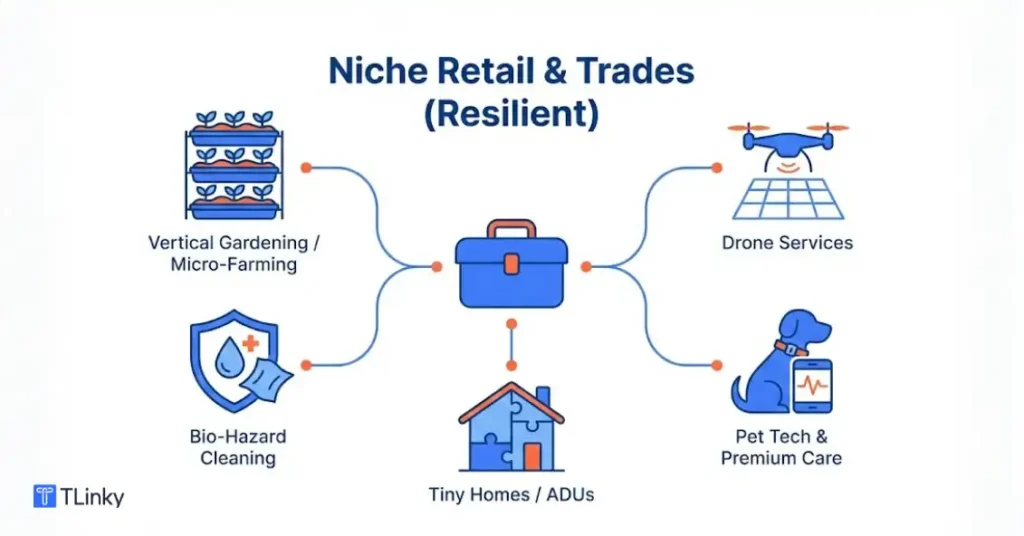 Niche Retail & Trades (Resilient)