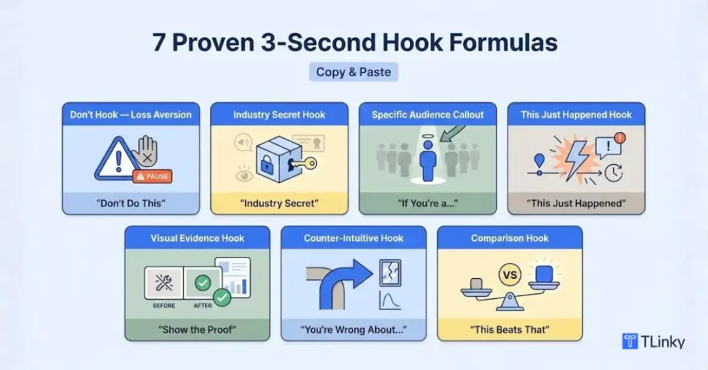 Proven 3-Second Hook Formulas