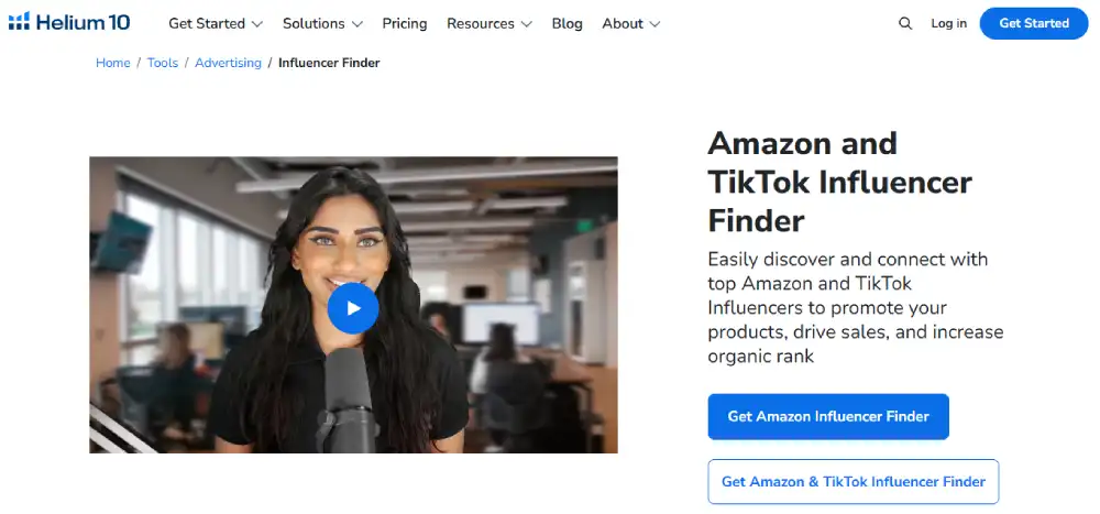 Helium 10 Influencer Finder