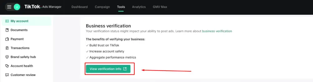 Business Verification