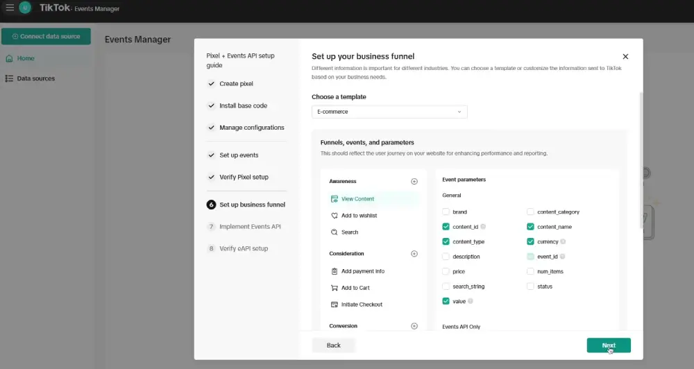 Set up your conversion events